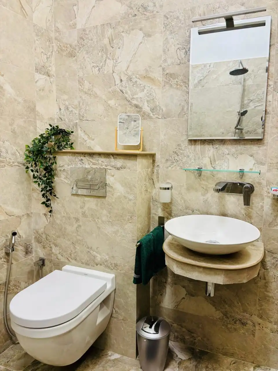 a unique and nice bathroom
